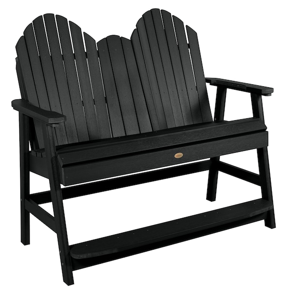 Highwood Usa 4ft Hamilton Counter Height Bench Outdoor Furniture for Patio, Backyard, Garden AD-BEN-HM2-BKE - main